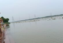 UP: रायबरेली में गंगा का जलस्तर बढ़ने से बढ़ीं धड़कनें, गोकना घाट पर छह सीढ़ियां जलमग्न, डूबीं तैयार फसलें