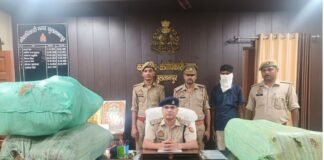 UP: सुल्तानपुर में STF का बड़ा एक्शन, 104 किलो गांजा और डीसीएम समेत तस्कर गिरफ्तार