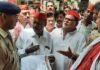 UP: अखिलेश यादव का पुतला फूंके जाने पर भड़की सपा, मिर्जापुर में कार्यकर्ताओं ने किया जोरदार प्रदर्शन