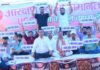 Lucknow: आरक्षण के विरोध में सवर्ण मोर्चा का बड़ा धरना प्रदर्शन, राष्ट्रीय अध्यक्ष संदीप सिंह ने संभाली आंदोलन की कमान