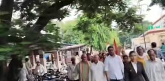 उत्तर प्रदेश : राम मंदिर चंदा विवाद पर कांग्रेस की ‘सद्बुद्धि यात्रा’, दोषियों की गिरफ्तारी की उठी मांग