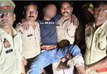 UP: फतेहपुर में पुलिस मुठभेड़; 12 मुकदमों का आरोपी घायल, अवैध तमंचा बरामद