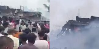 UP: कौशांबी में स्थित पटाखा फैक्ट्री में तेज़ धमाका, 12 लोग घायल