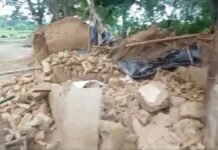 UP: बारिश में गिरी कच्ची कोठरी, मलबे में दबे बुजुर्ग दंपति; पति की मौत