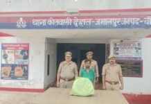 UP: घर में घुसकर पीतल के बर्तन पर हाथ साफ,एक दिन में पुलिस ने आरोपी को दबोचा,कलश-परात बरामद,साथी फरार