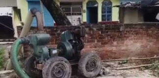 UP: डीएम खुद मैदान में, जलभराव पर युद्धस्तर पर कार्रवाई, 100 से अधिक पंपसेटों से निकाला जा रहा पानी