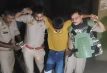 UP: रिंग रोड पर पुलिस-बदमाश के बीच मुठभेड़: पैर में गोली लगने से लुटेरा घायल, साथी गिरफ्तार