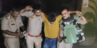 UP: रिंग रोड पर पुलिस-बदमाश के बीच मुठभेड़: पैर में गोली लगने से लुटेरा घायल, साथी गिरफ्तार
