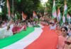सहारनपुर: भाजपा ने निकाली भव्य तिरंगा यात्रा, 151 फीट लंबे तिरंगे ने खींचा ध्यान