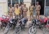 जौनपुर में छह चोरी की बाइक के साथ आरोपी गिरफ्तार, कोतवाली पुलिस ने किया बड़ा खुलासा