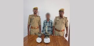 UP: मोटर पंप चोरी के आरोपी को पुलिस ने दबोचा, दो मोटर पंप बरामद