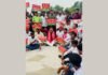UP: आमघाट ओवरब्रिज में भ्रष्टाचार के आरोप, सपा ने किया धरना-प्रदर्शन, उच्चस्तरीय जांच की मांग