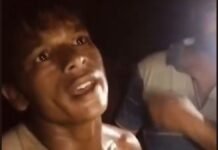 बहराइच में चोर को खंभे से बांधकर पिटाई, वीडियो वायरल