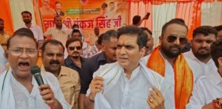 चंदौली पहुंचे विधायक पंकज सिंह, नौजवान हमेशा अपना भविष्य उज्ज्वल देखना चाहते हैं- पंकज सिंह