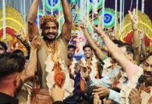 सहारनपुर में रामलला ग्रुप के कांवड़ियों का भव्य स्वागत, नोटों की माला पहनाकर किया सम्मान