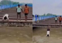 रायबरेली: रील बनाने के चक्कर में जान से खिलवाड़! उफनती शारदा नहर में बच्चों के खतरनाक स्टंट का VIDEO वायरल