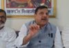 वाराणसी: शिक्षक भर्ती में आरक्षण के मामले पर आप सांसद संजय सिंह ने सरकार को घेरा, बोले- प्रदेश सरकार की दादागिरी चल रही