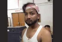 हाथरस: सिकंदराराऊ में रास्ते में रोककर युवक से मारपीट का आरोप, घटना CCTV में कैद, वीडियो वायरल