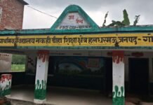 पहले सिलेंडर, अब राशन-बर्तन गायब! गोंडा के स्कूल में फिर चोरों का धावा
