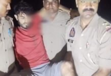 UP: एक लाख इनामी गौ तस्कर पुलिस मुठभेड़ में घायल साथी गिरफ्तार