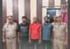 UP: फायरिंग करने वालों से पुलिस की मुठभेड़, चार आरोपी गिरफ्तार, एक के पैर में लगी गोली