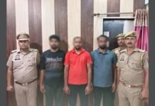 UP: फायरिंग करने वालों से पुलिस की मुठभेड़, चार आरोपी गिरफ्तार, एक के पैर में लगी गोली