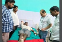 UP: धान के खेत में दवा छिड़क रहे किसान को सांप ने डसा, अस्पताल में भर्ती