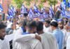 UP: चंद्रशेखर आजाद को रोकने के विरोध में जौनपुर में धरना, आजाद समाज पार्टी-भीम आर्मी के कार्यकर्ताओं ने जताया आक्रोश