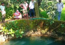 मिर्जापुर: कुएं पर बैठा था मगरमच्छ, पानी लेने पहुंचे तो उड़ गए होश, ग्रामीणों ने ऐसे किया रेस्क्यू