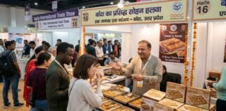 UP: ग्रेटर नोएडा में छाया बांदा का सोहन हलवा, जापान-नाइजीरिया के खरीदार भी हुए दीवाने।