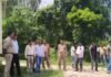 Amethi: नाला बंद होने से निर्माणाधीन मंदिर हुआ जलमग्न, महंत समेत सैकड़ों ग्रामीण अनशन पर बैठे