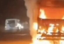 Bahraich: हाईवे पर ट्रक बना आग का गोला, चालक ने समय रहते कूदकर बचाई जान