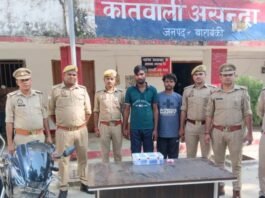 Barabanki: चेन लूट का खुलासा, दो आरोपी गिरफ्तार, सोने की चेन और अवैध तमंचा बरामद