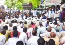 Bijnor: दिल्ली में आंदोलन की अनुमति रद्द, बिजनौर में उमड़ा जनसैलाब, आरक्षण की मांग को लेकर आजाद समाज पार्टी का महाआंदोलन
