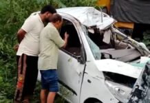 Bijnor में भीषण सड़क हादसा, दो युवकों की मौत, दो गंभीर रूप से घायल