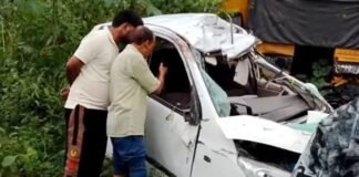 Bijnor में भीषण सड़क हादसा, दो युवकों की मौत, दो गंभीर रूप से घायल