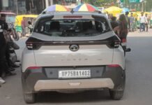 Etawah: मामूली टक्कर पर सड़क पर बवाल, कड़े से कार का शीशा तोड़ा चौकी के सामने मची सनसनी