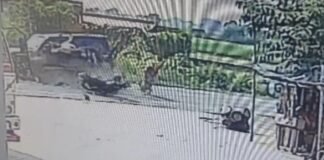 Hathras में तेज रफ्तार स्कॉर्पियो ने बाइक को मारी जोरदार टक्कर, तीन घायल
