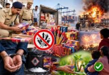 दीपावली से पहले PESO की सख्त चेतावनी, विदेशी पटाखे रखने-बेचने पर 3 साल की जेल और जुर्माना