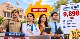 MP में 9,898 सरकारी पदों पर भर्ती का मौका, नवंबर में जारी होगा शेड्यूल