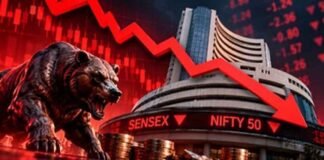 Stock Market Crash: 800 अंक उछलने के बाद धड़ाम हुआ सेंसेक्स, डे-हाई से 1,400 अंक फिसला