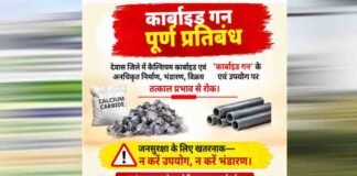 ग्वालियर जिले में कार्बाइड गन के निर्माण, क्रय, विक्रय, भण्डारण व उपयोग पर प्रतिबंधित