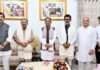 मुख्यमंत्री विष्णु देव साय से राजस्थान विधानसभा अध्यक्ष वासुदेव देवनानी ने की सौजन्य भेंट