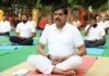 मुख्यमंत्री डॉ. मोहन यादव ने जामली (सेंधवा) के गायत्री धाम में किया योगाभ्यास