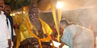 योगी सरकार में महर्षि वाल्मीकि के आदर्शों का सम्मान, लखनऊ में गोमती तट पर स्थापित हुई प्रतिमा