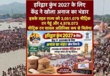 अर्धकुंभ मेला-2027 के लिए उत्तराखण्ड को केन्द्र से 14,520 मीट्रिक टन अतिरिक्त खाद्यान्न आवंटित