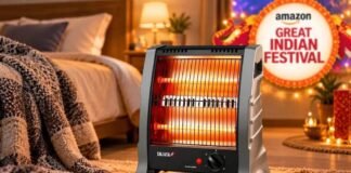 Amazon Sale में 50% सस्ता हुआ Sujata Room Heater, ₹2,385 वाला हीटर अब सिर्फ ₹1,196 में