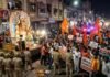 हैदराबाद में दुर्गा विसर्जन जुलूस पर अंडा फेंकने से बवाल, विरोध-प्रदर्शन के बाद बढ़ा तनाव