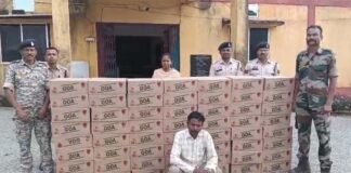 बस्तर में 75 पेटी अवैध शराब जब्त, दशहरा मेले में बेचने की थी तैयारी