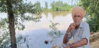 हरियाणा में बारिश से लुढ़का पारा, जलभराव ने बढ़ाई किसानों की चिंता